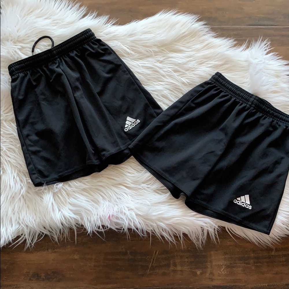 2 pairs of boys shorts adidas climalite shorts xs